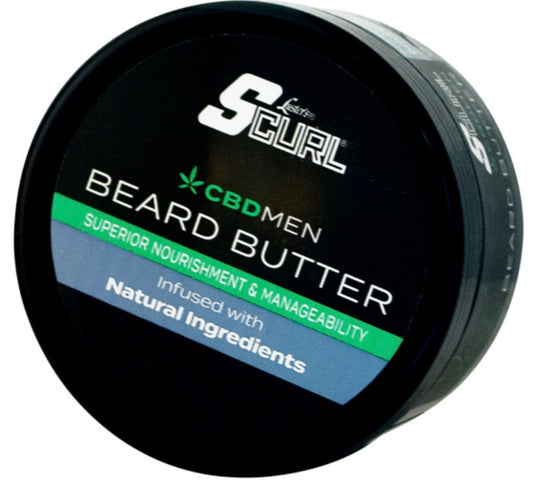 Lusters Scurl CBD Men Beard Butter (3.5 oz)