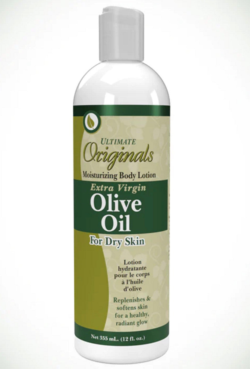 Africas Best Ultimate Originals Extra-Virgin Olive Oil Moisturizing Body Lotion (12 oz)