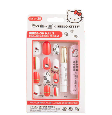 THE CREME SHOP X Hello Kitty - Classic Cutie Reusuable Press-on Nail Kit