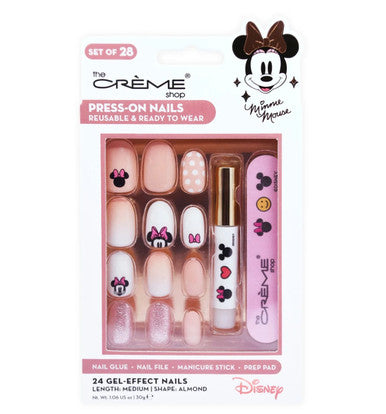 THE CREME SHOP X Disney Minnie Press-On Nails – Pink