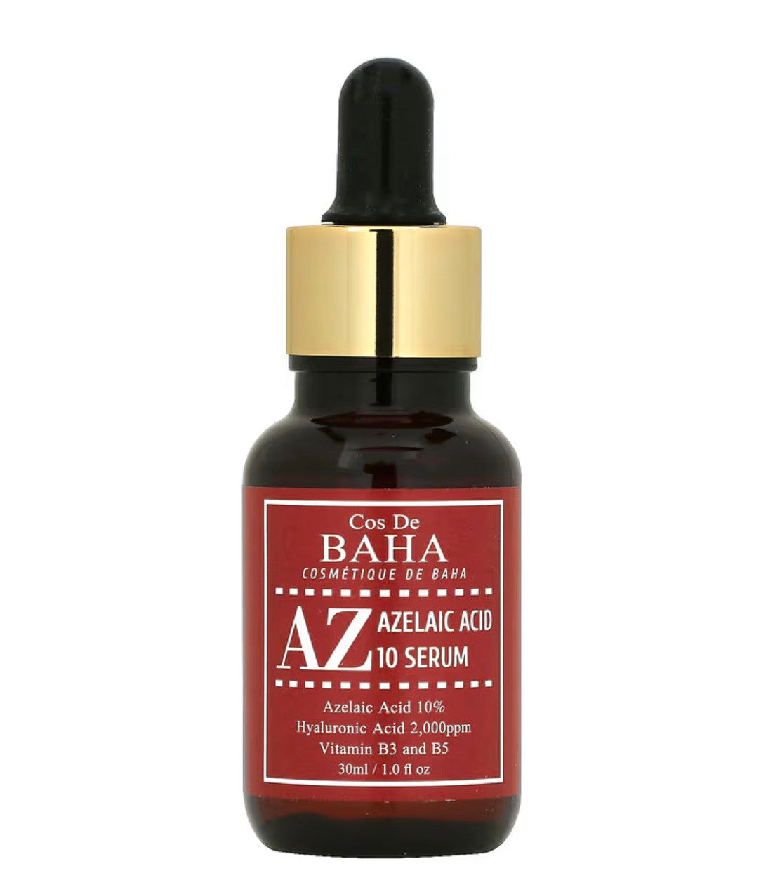 Cos De BAHA - AZ Azelaic Acid 10 Serum (1 oz)