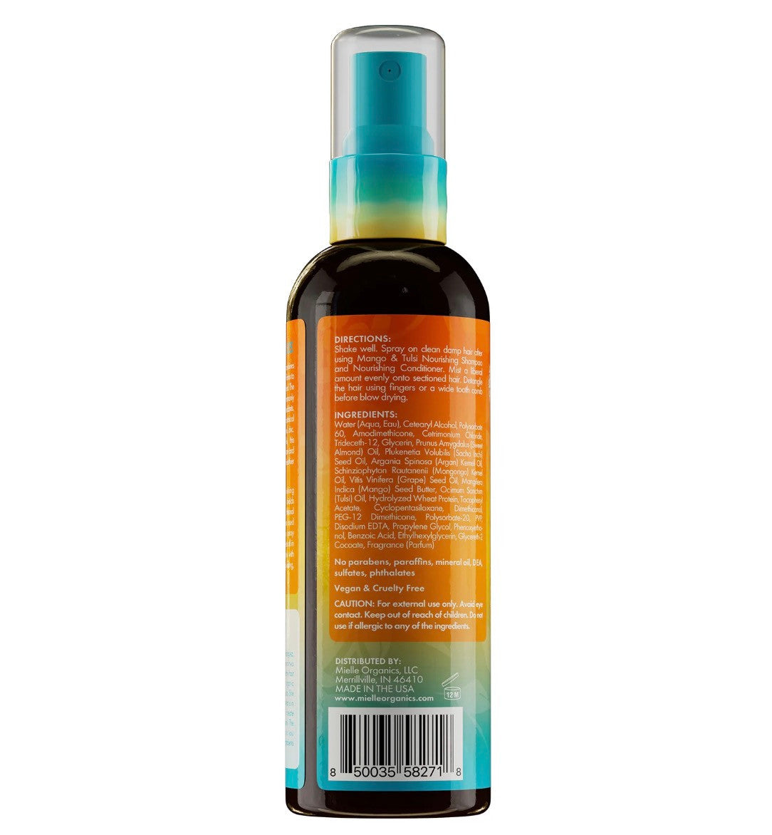 Mielle Mango Tulsi Nourishing Thermal Protectant Spray (6 oz)