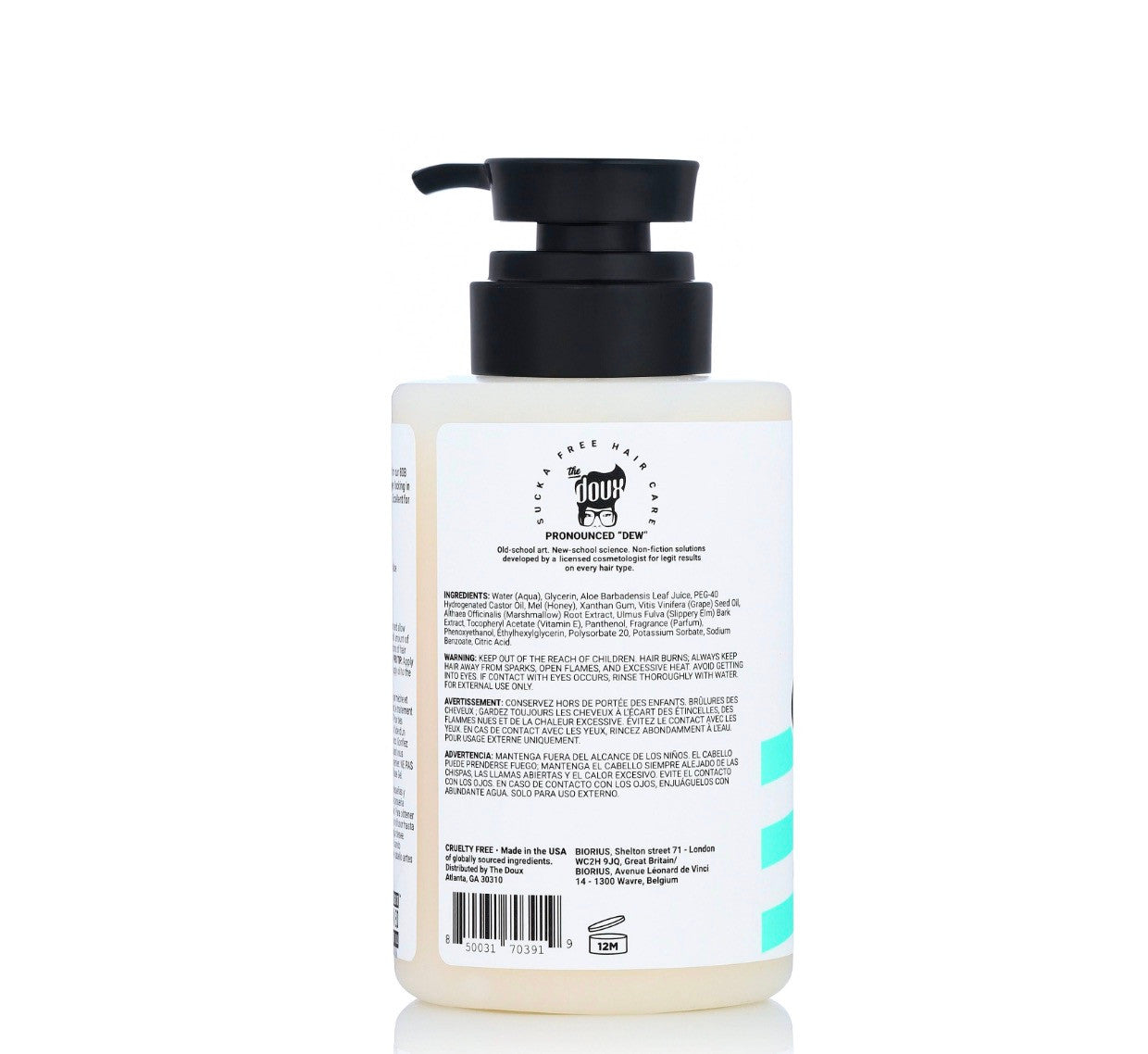 The Doux 808 Base Botanical Curl Activating Hair Gel (12 oz)