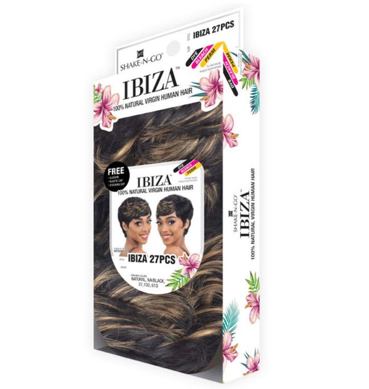 IBIZA 100% Natural Virgin Human Hair - IBIZA 27 PCS