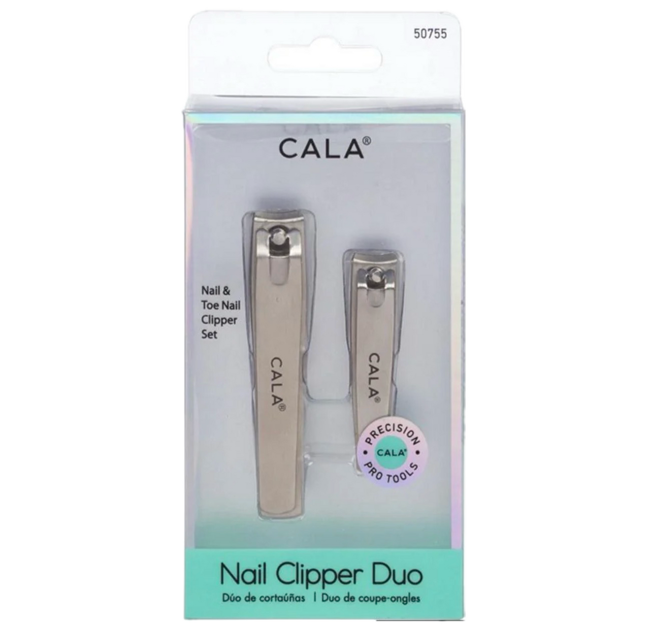CALA Pro Nail Clipper Duo (Silver)