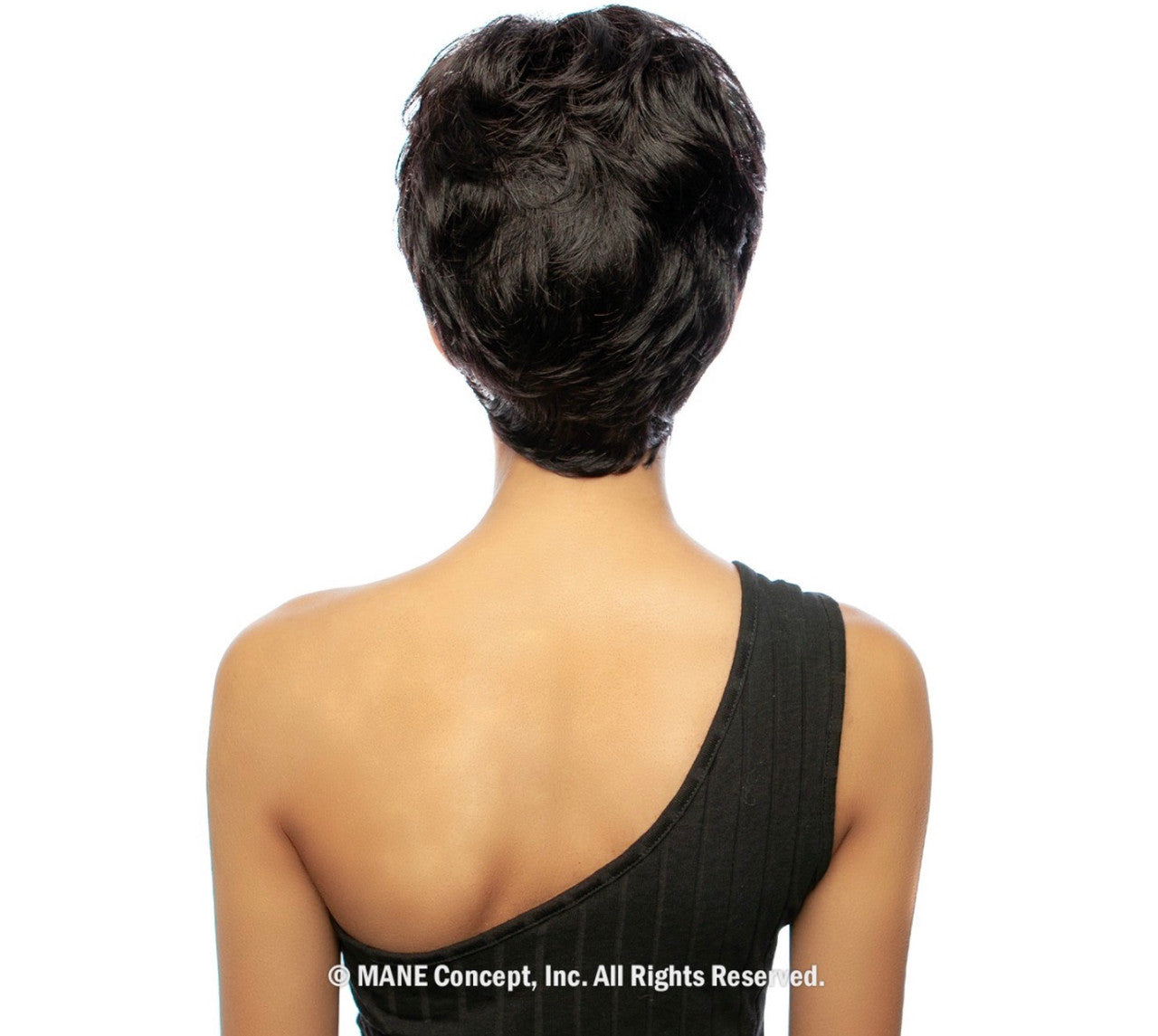 MANE CONCEPT 100% Unprocessed Human Hair Trill Full Wig - 11A Wedge Pixie