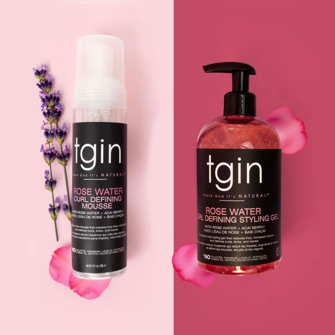 TGIN Rose Water Defining Styling Gel (13 oz)