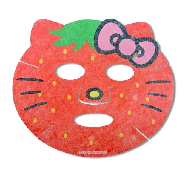 ASUNAROSYA Sanrio Gudetama Face Mask - Strawberry (1Sheet)