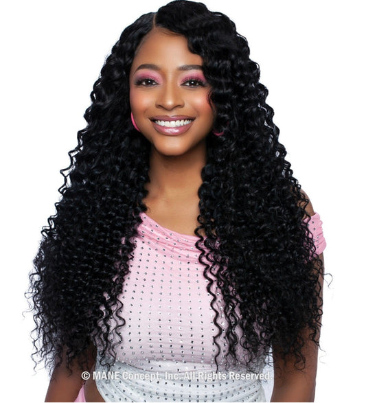 MANE CONCEPT Pristine A+ Crush Pop 100% Unprocessed Hair Multi Pack - Deep Wave