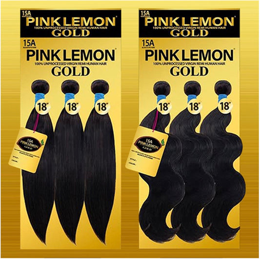 PINK LEMON TRIPLE GOLD Brazilian 3 Bundle Multi Pack - Body Wave