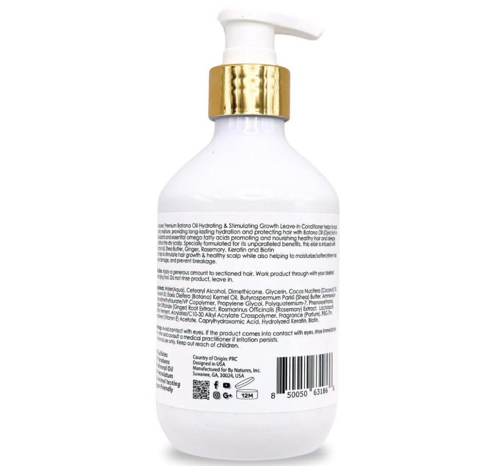 BY NATURES Batana Oil Stimulating Growth Leave-In Conditioner (12oz)