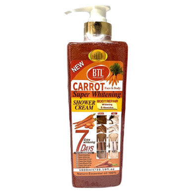 BTL Carrot Super Whitening Shower Cream (35.19oz)
