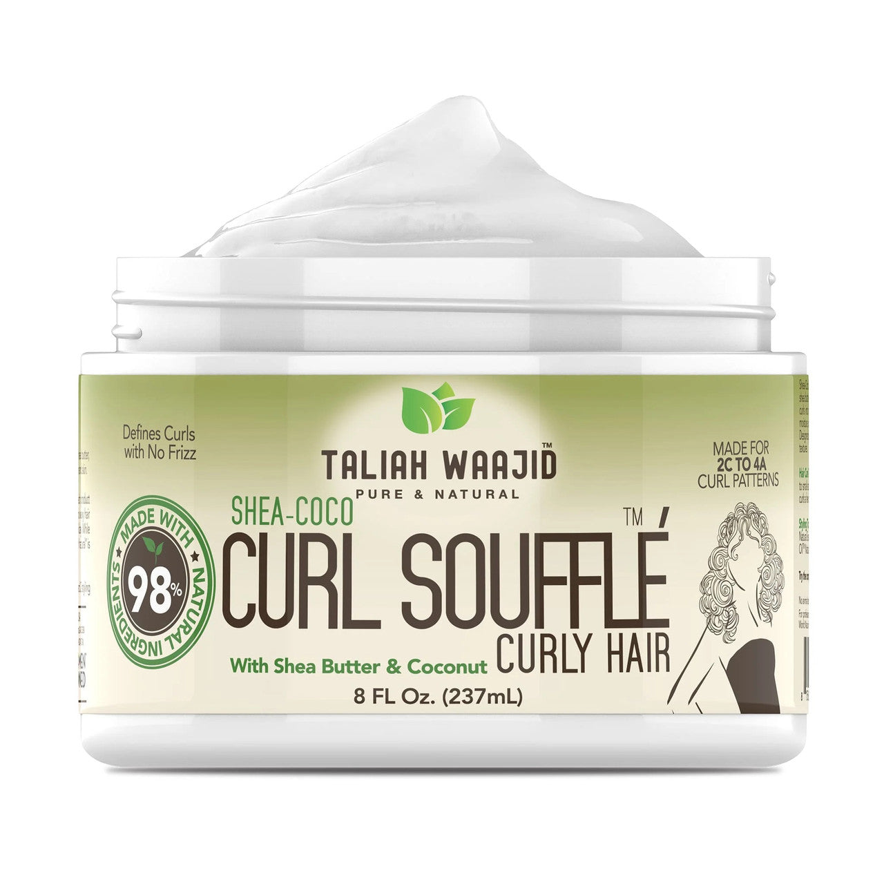Taliah Waajid Pure & Natural Shea Coco Curly Hair Curl Souffle (8 oz)