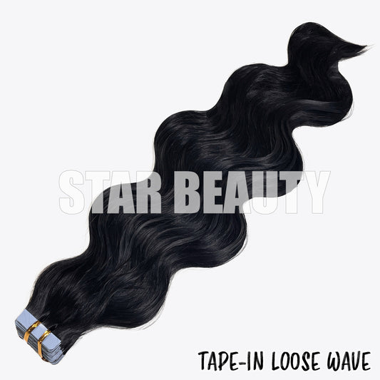 BOMB HAIR 100% Human Hair Tape-In Natural Wave (18"- 22")