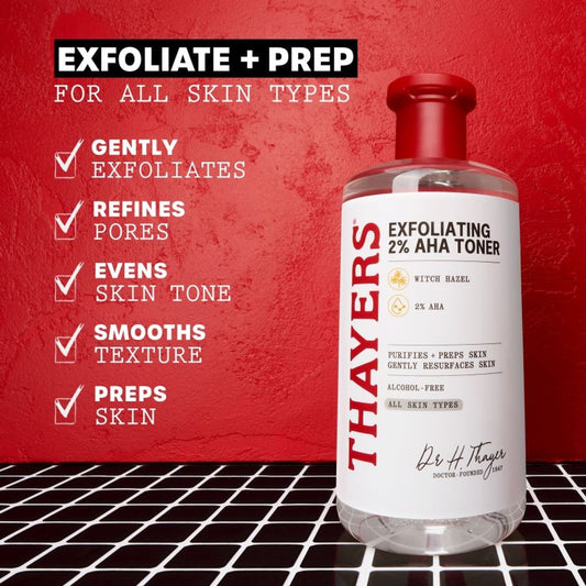 THAYERS 2% Exfoliating AHA Toner (12oz)