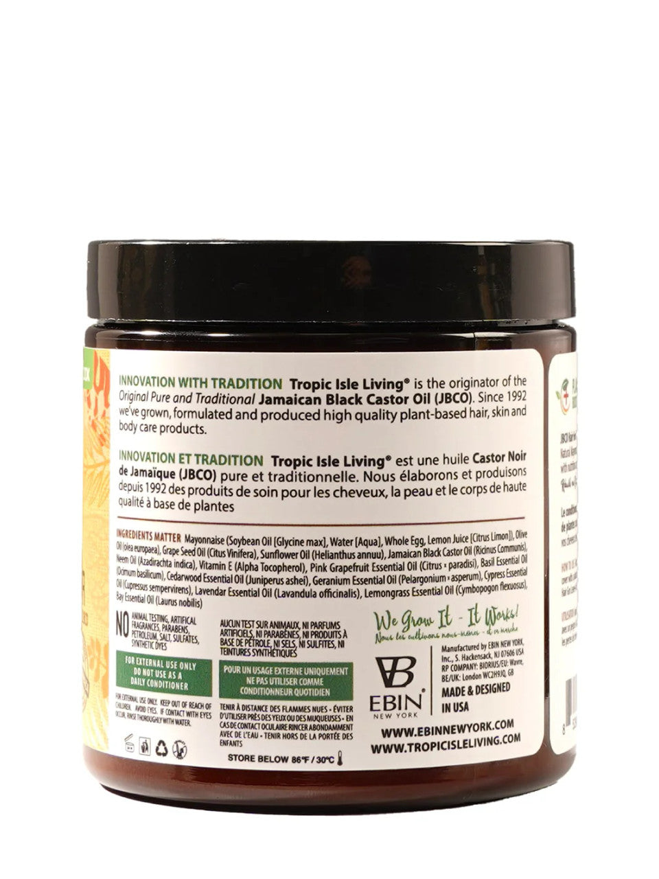 Tropic Isle Living Hair Gro Protein Conditioner (8 oz)