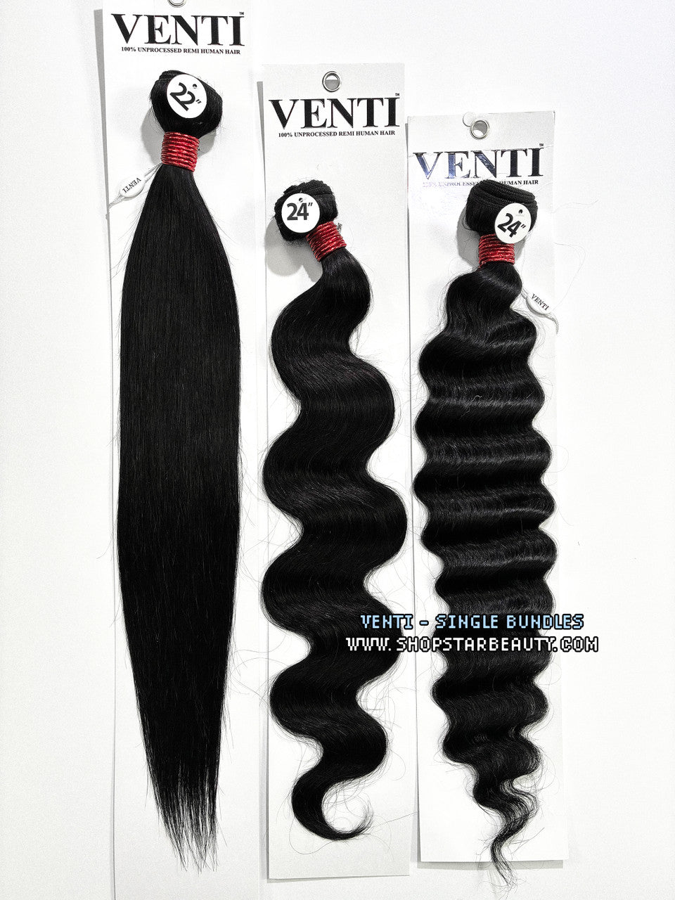 VENTI 100% Human Hair Brazilian Single Bundle - Body Wave (10"-30")
