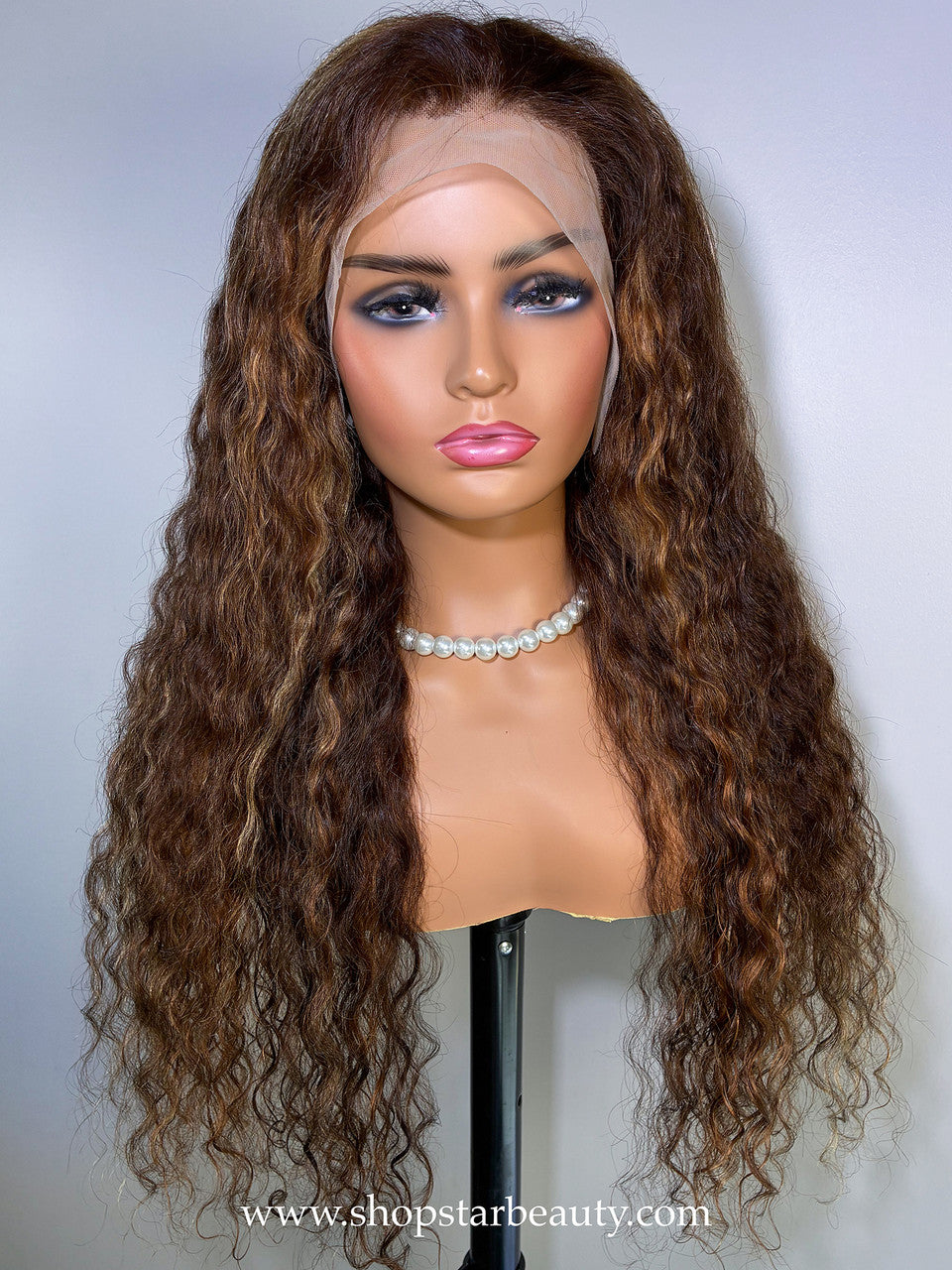 VOSSMI 100% Unprocessed Human Hair Wet & Wavy 13x5 Lace Wig - Sexy Water (16"-28") #P42730
