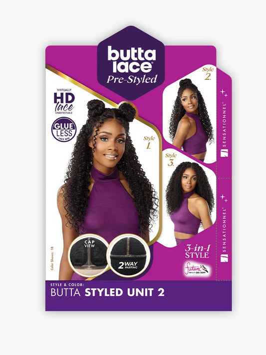 SENSATIONNEL Butta PRE-STYLED Synthetic HD Lace Wig - UNIT 2