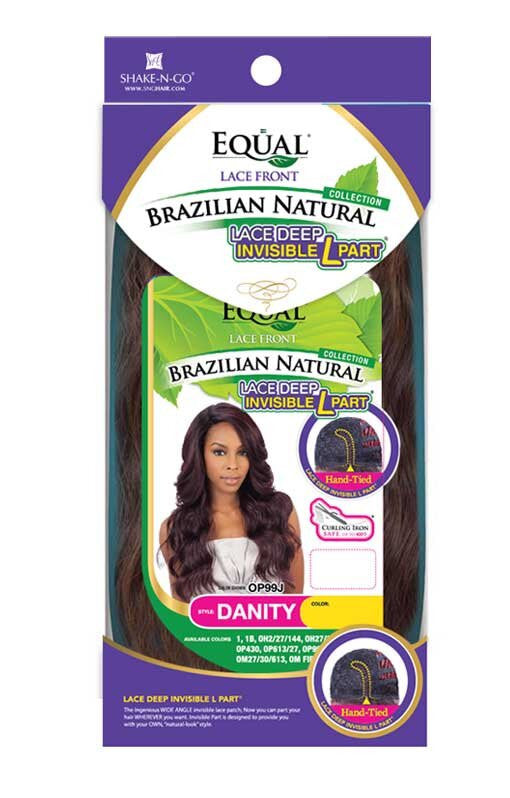 SHAKE N GO FreeTress Equal Synthetic Lace Front Invisible L Part Wig - DANITY
