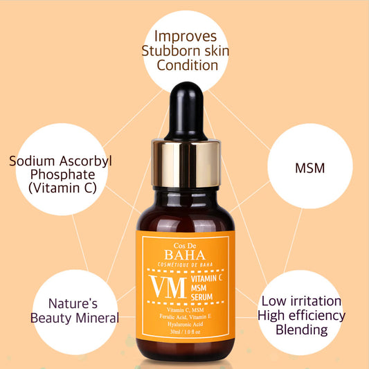 Cos De BAHA Vitamin C MSM Serum (1oz)