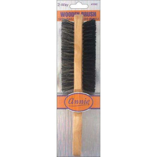 Annie Two Way 5 Row Soft and Hard Wooden Brush