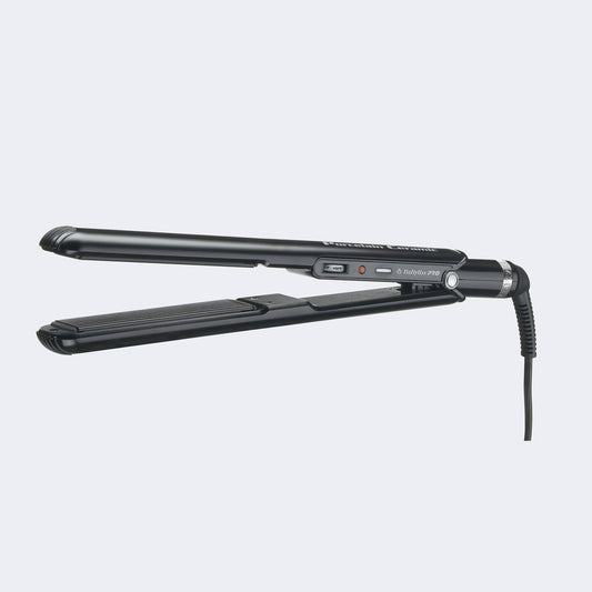 BaBylissPRO Porcelain Ceramic Straightening Iron 1" & Spring Curling Iron 1-1/4" Combo