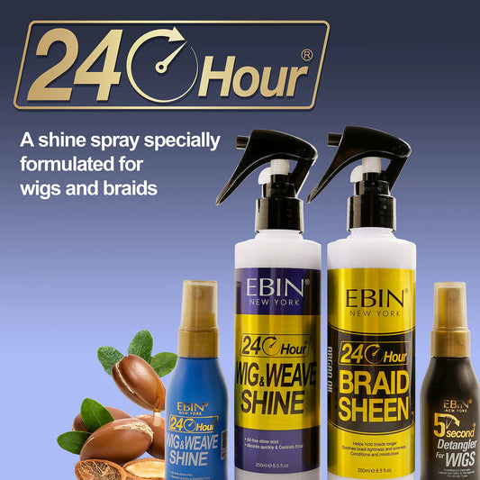 Ebin New York 5 24 Hour Argan Oil Wig Shine Spray (8.5oz) - product image 2