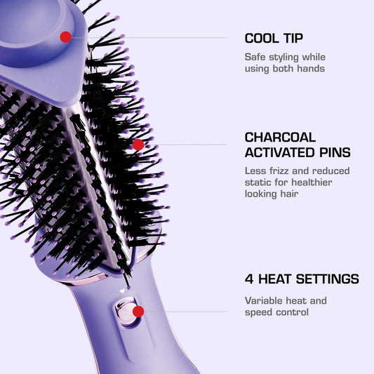 RED 2-in-1 Hot Air Brush & Volumizer One-Step Blow Dryer Styler - product image 2