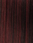 OUTRE Synthetic Quick Weave Half Wig - Dominican Curly - Color S1B/BURGUNDY swatch