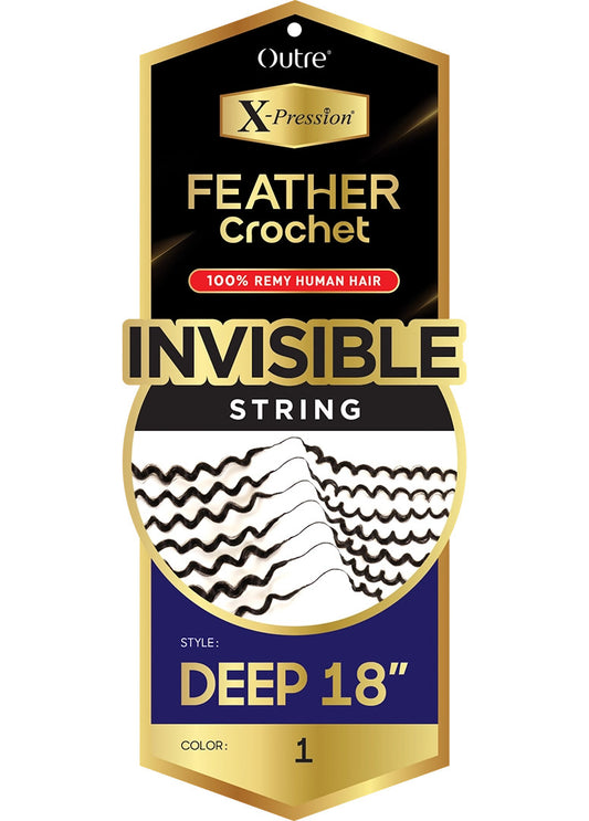 OUTRE X-Pression Human Feather Crochet - Deep (14"-18") - product image 2