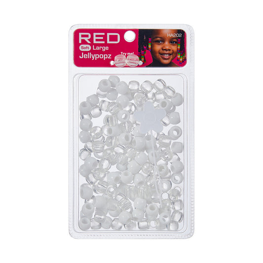 RED Jellypopz Hairbeads (Large) - product image 2