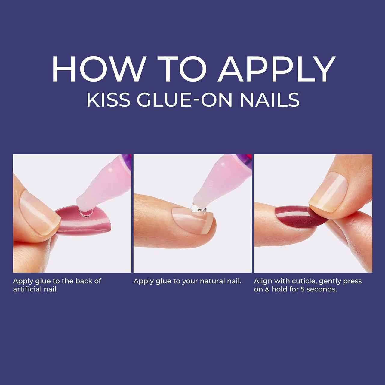 KISS Gel Fantasy Allure Nails - Moon Beam - product image 5
