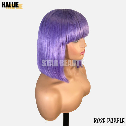 Bellatique 100% Human Hair Full Wig - HALLIE(ROSE PURPLE) - product image 2