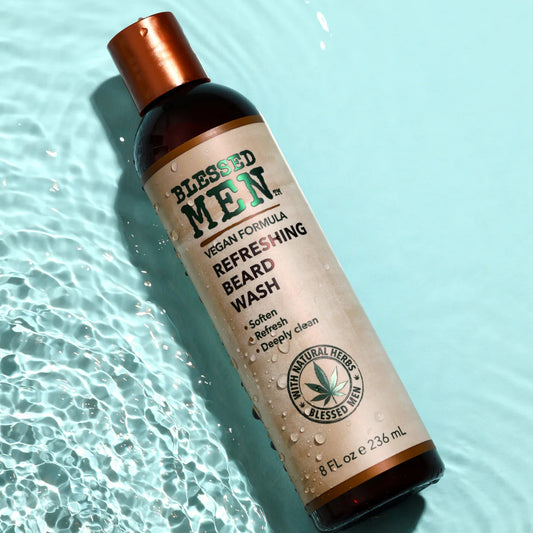 BLESSED MEN Refreshing Beard Wash (8oz)