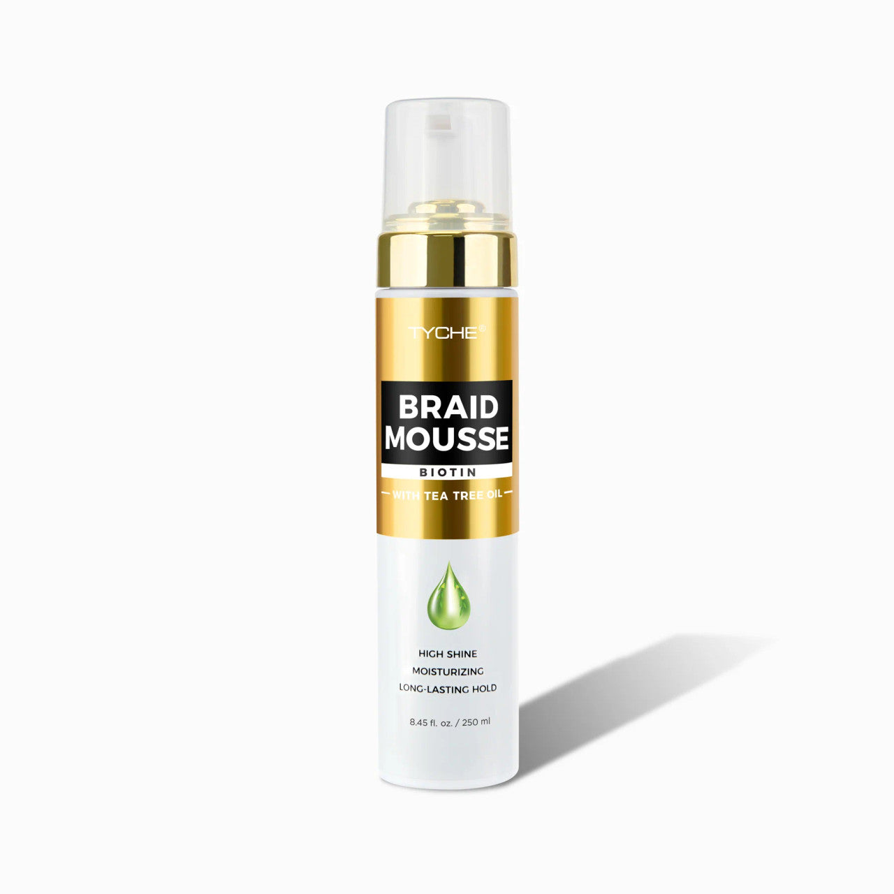 TYCHE Braid Mousse with Biotin & Tea Tree Oil (8.45 oz)