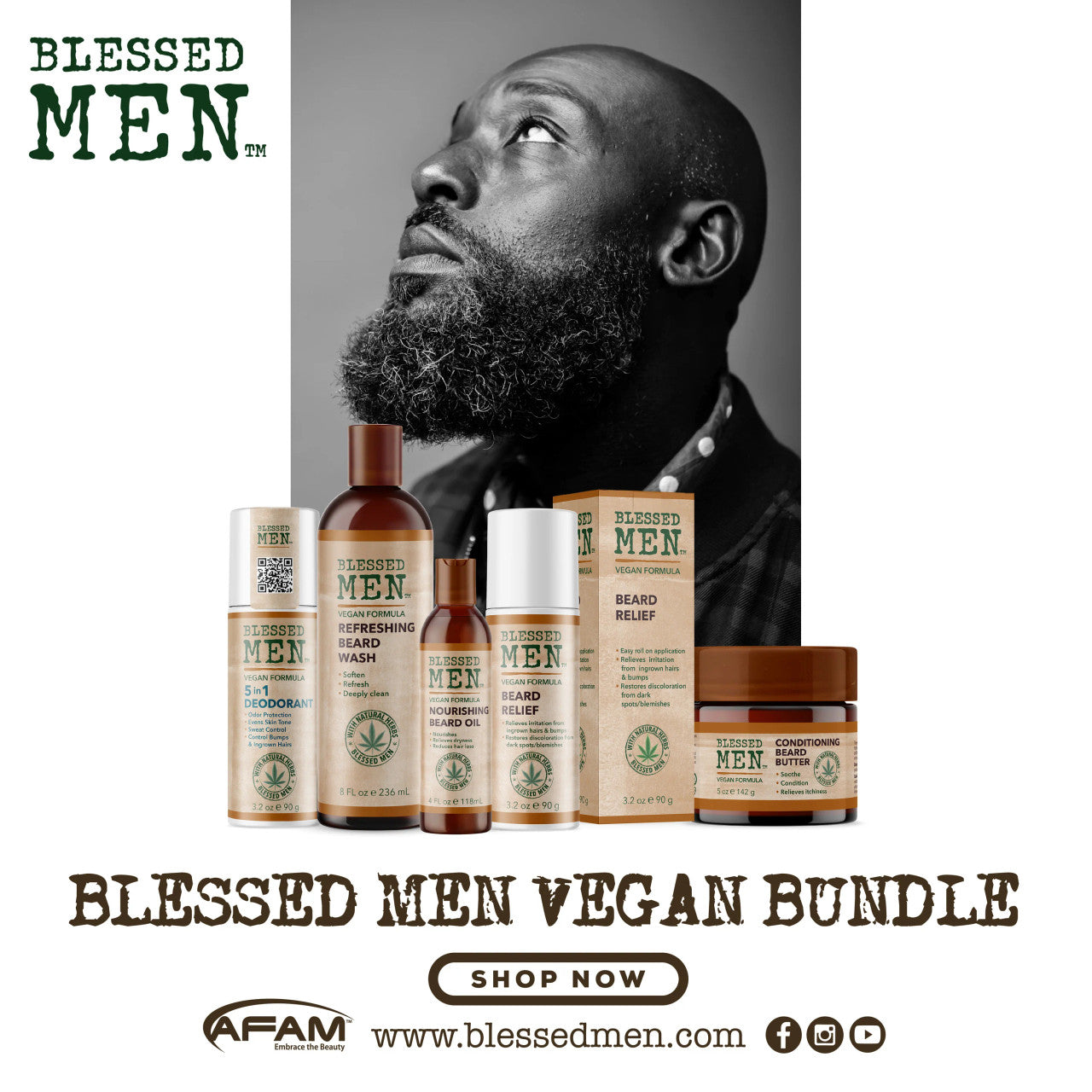 BLESSED MEN Conditioning Beard Butter (5oz)