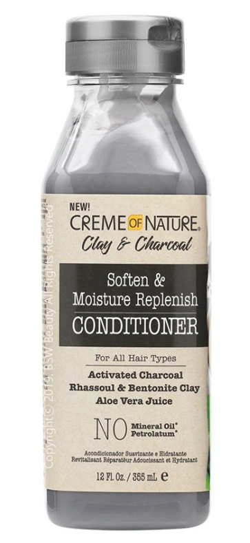 Creme Of Nature Clay & Charcoal Moisture Replenish Conditioner
