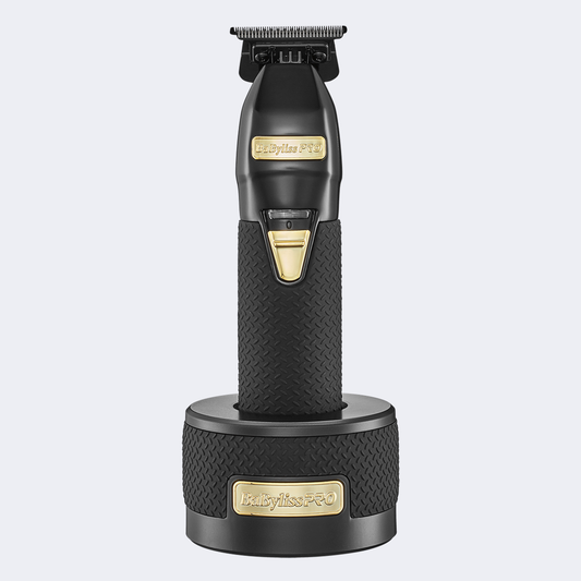 BaBylissPRO LimitedFX Boost+ Collection with Clipper, Trimmer & Charging Base Set - Black