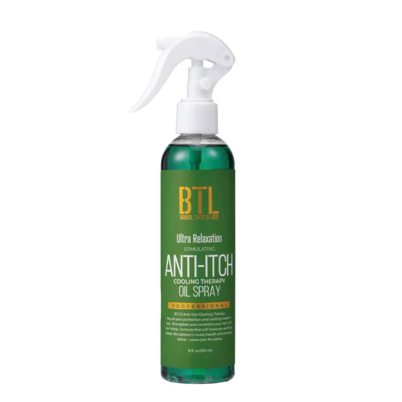 BTL Professional Ultra Relaxation Stimulating Anti-Itch Cooling Therapy Oil Spray