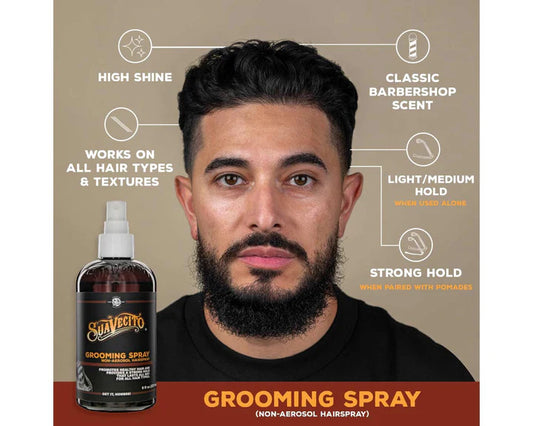 Suavecito Grooming Non Aerosol Hairspray for Men (8oz)