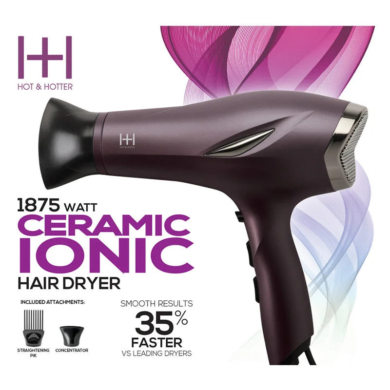 Annie Hot & Hotter 1875 Watt Ceramic Ionic Hair Dryer