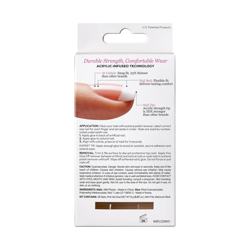 KISS Salon Acrylic French Nails - HIGH PRICE