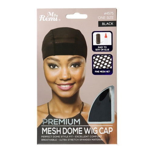 Annie Premium Mesh Dome Wig Cap Black