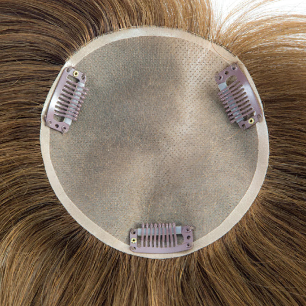 Hair Couture 100% Human Hair with 4 Clips - Natural Top Medium