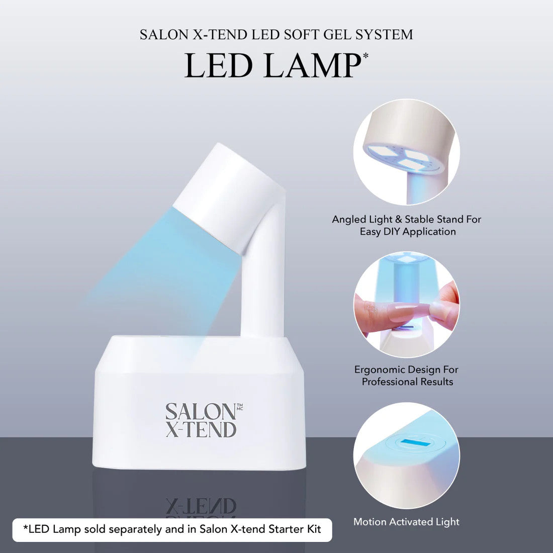 KISS Salon X-tend LED Soft Gel System Nail Kit - Words