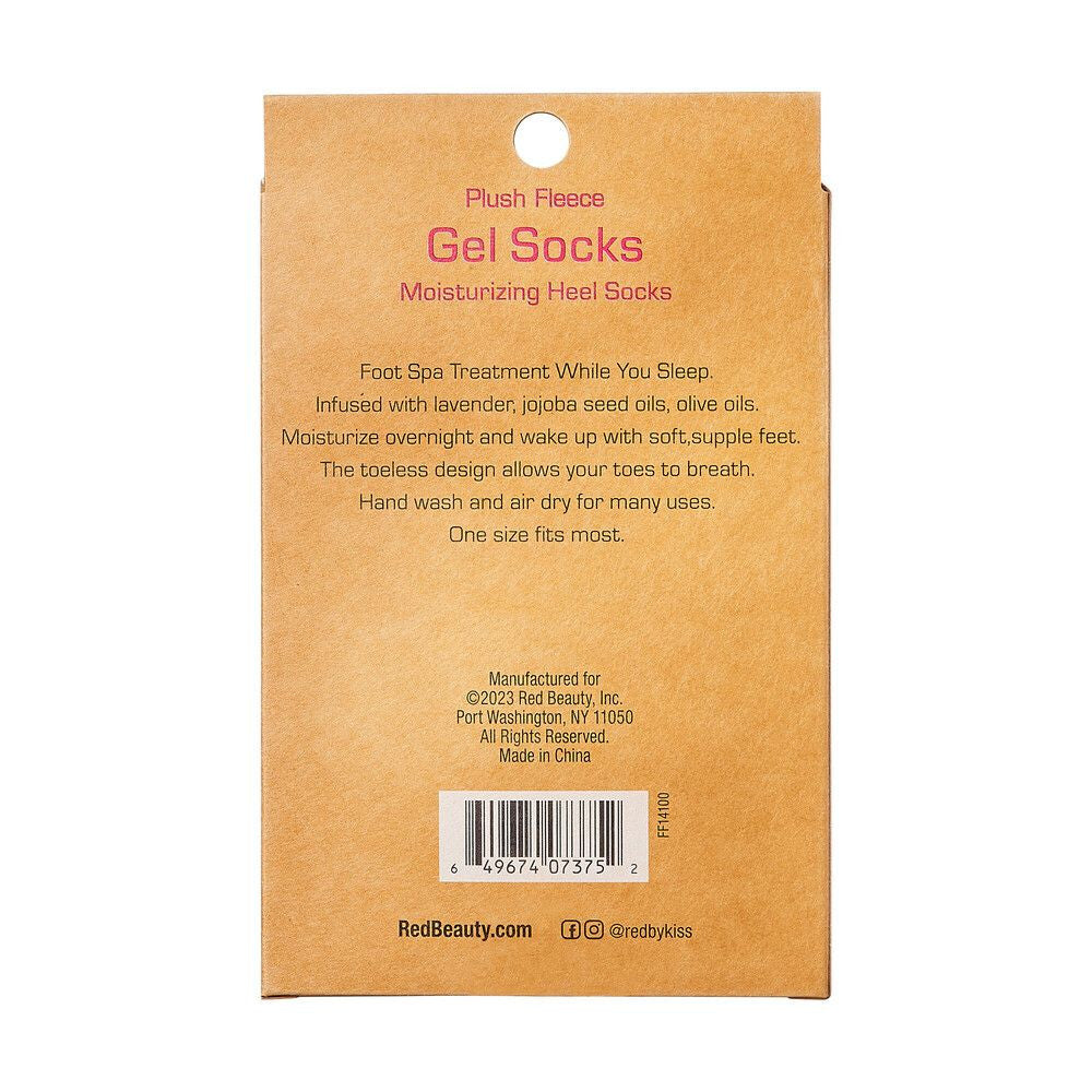 RED Pedicure Gel Socks Assorted
