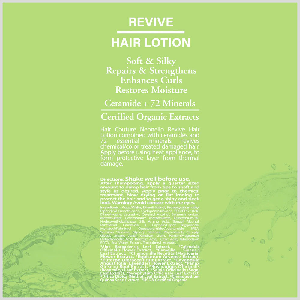 Hair Couture Professional NEONELLO Ceramide Revive Lotion (5 oz)