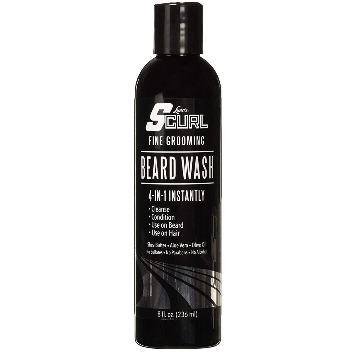 Luster's SCurl Fine Grooming 4-IN-1 Beard Wash (8 oz)
