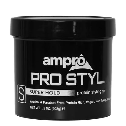 Ampro Pro Style Ultra Hold Protein Styling Gel - Super Hold (32 oz)